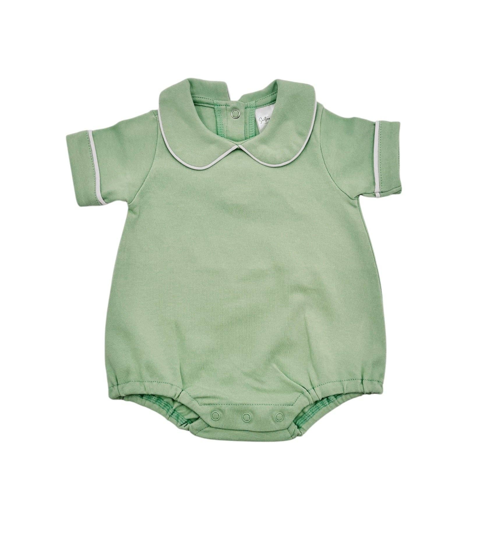 Southern Proper Blanks - Wholesale Bodysuit (Non-Footed) - Baby - Bubble - Piping Collared SS4