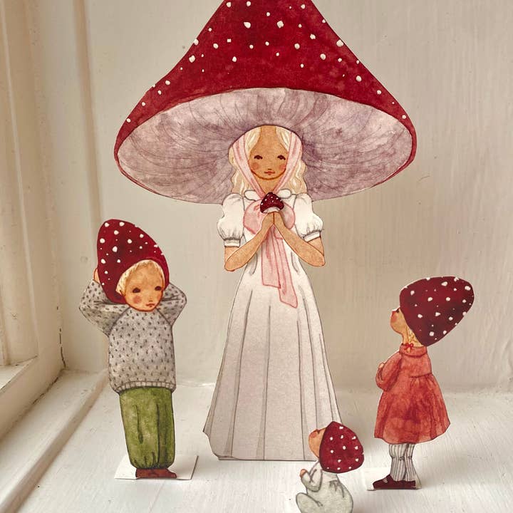 Ritagli di carta Fungo rosso Mamma con bambini e ulteriori Risultati per ballette funghi all'ingrosso. Resi gratuiti e termini di pagamento a 60 giorni su Faire in tendenza su Faire.