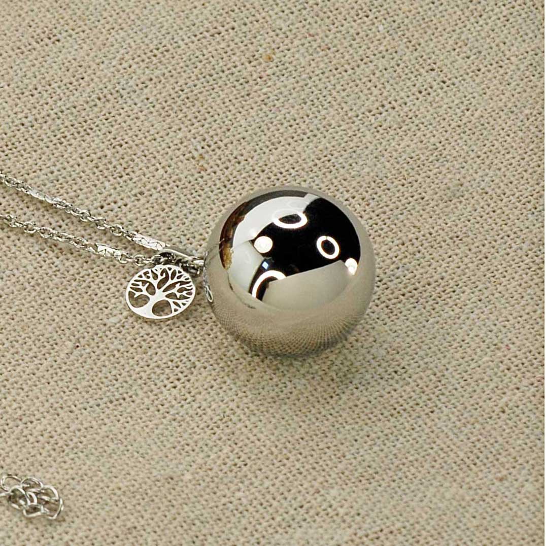 Merveilles du Monde - Vendita all'ingrosso Gioielli a scatto - Pendente gravidanza bola in acciaio inox10