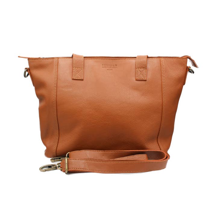 Zerimar 100% Leather Crossbody Bag Measurements: 27x40x12 cm for wholesale by Zerimar 1942