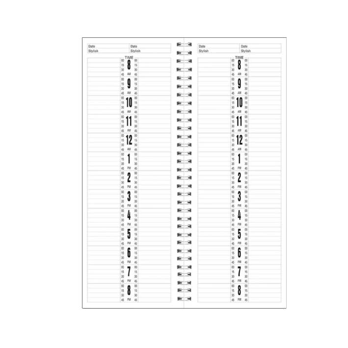 BranVx Distributors - Wholesale Calendar - Salon Appointment Book 2-Column