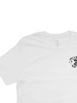 T-SHIRT AF GO FISH (BLANC/NOIR) ARTICLE EN SOLDE pour la vente par AllFamCo