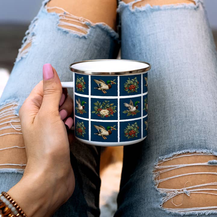 Loftipop - Wholesale Coffee Mug - Rustic Holiday Ducks Camp Mug, Traditional Christmas Gifts2