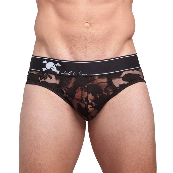 Hollandsk Floral Burnout Brief for engroshandel hos Skull & Bones