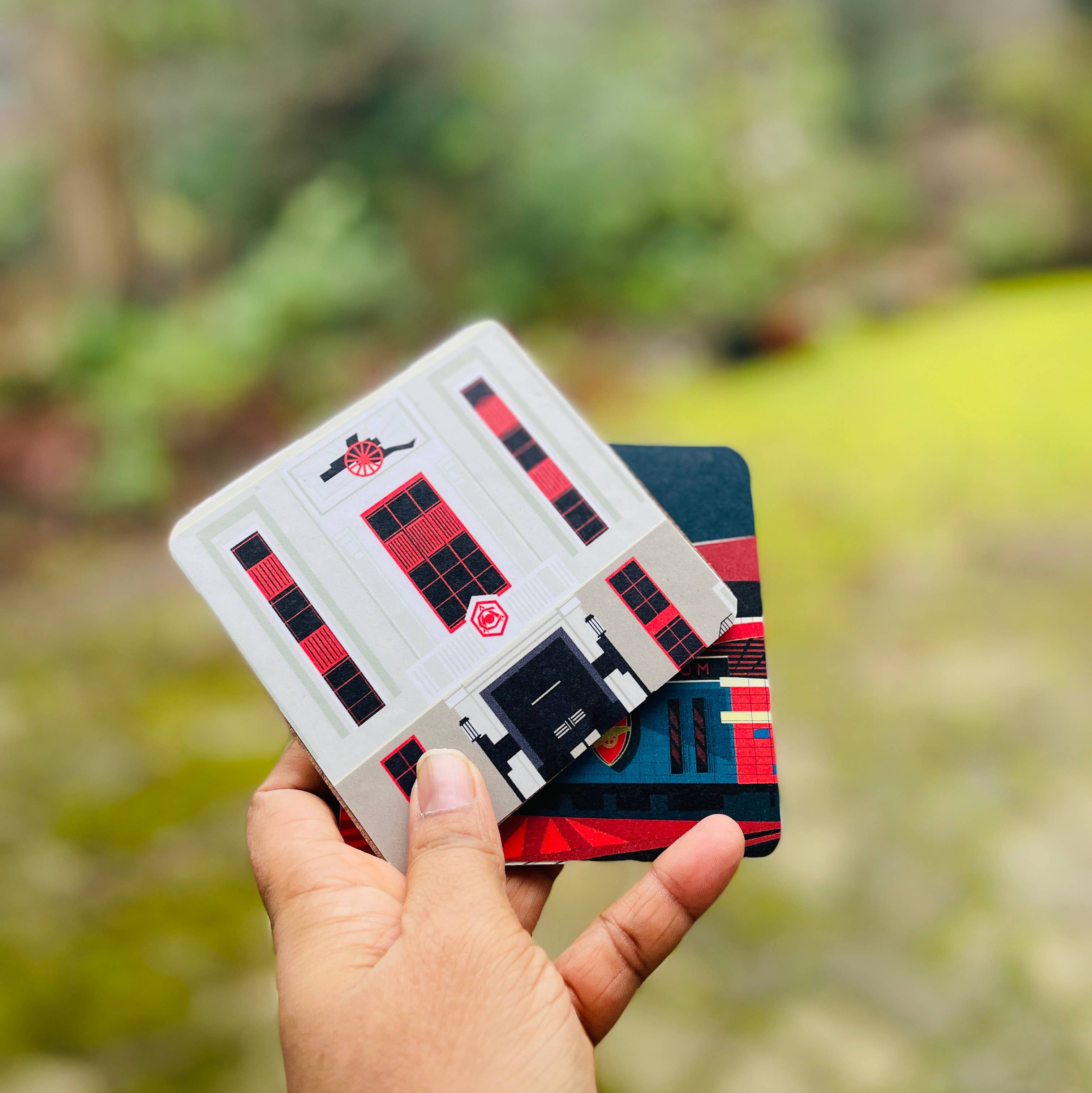 EYE FOR LONDON PRINTS – wholesale Coasters – Arsenal FC Stadium Coasters, Highbury & Emirates4