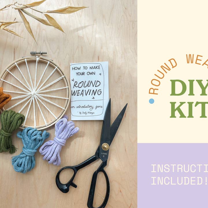 DIY Round Weaving Kit | Beginner Friendly for wholesale by Euca Design