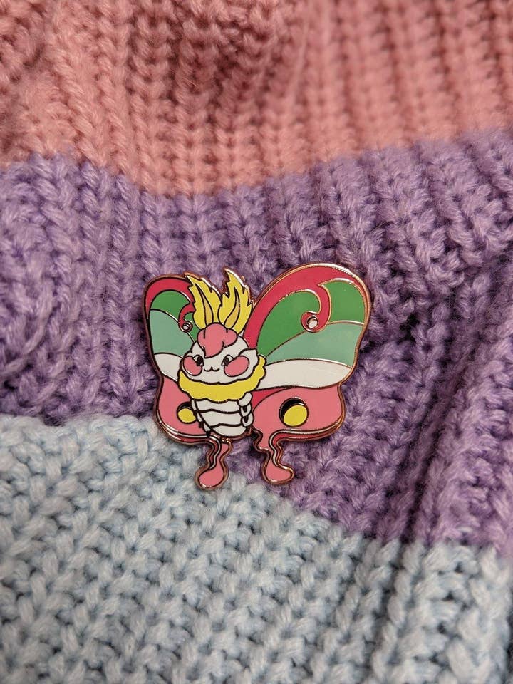 Abroromantic Luna Moth emaille pin voor wholesale door Killing Her Softly