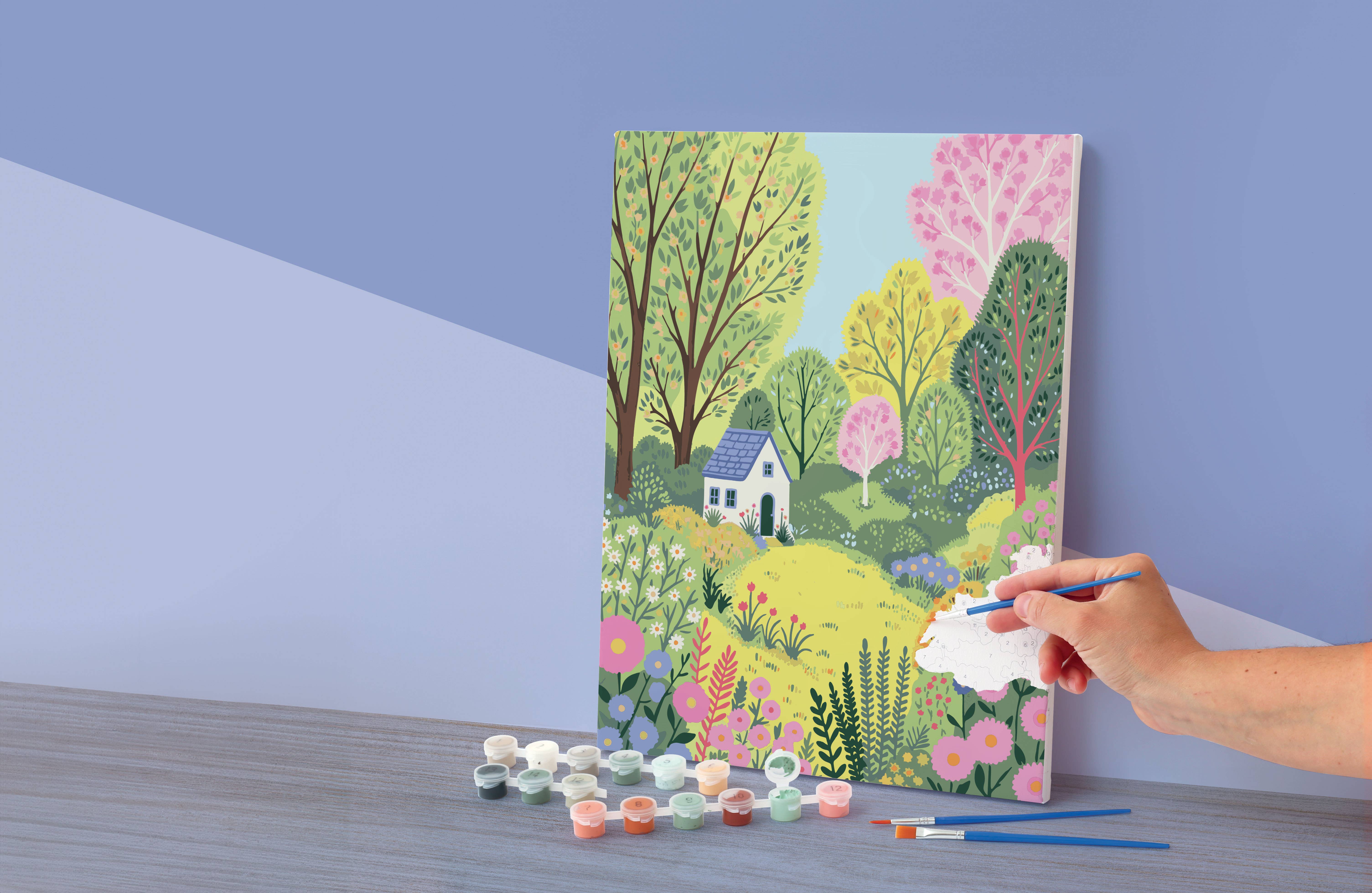 Graine Créative - Wholesale DIY Craft Kit - PAINT BY NUMBER 30x40 HAVEN OF PEACE3