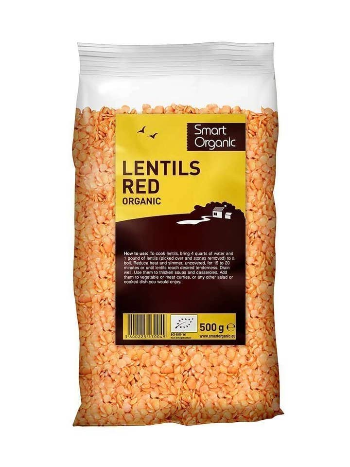 Lentils, Red, Bio, Smart Organic, 500 G/2 Kg for wholesale by Smart Organic