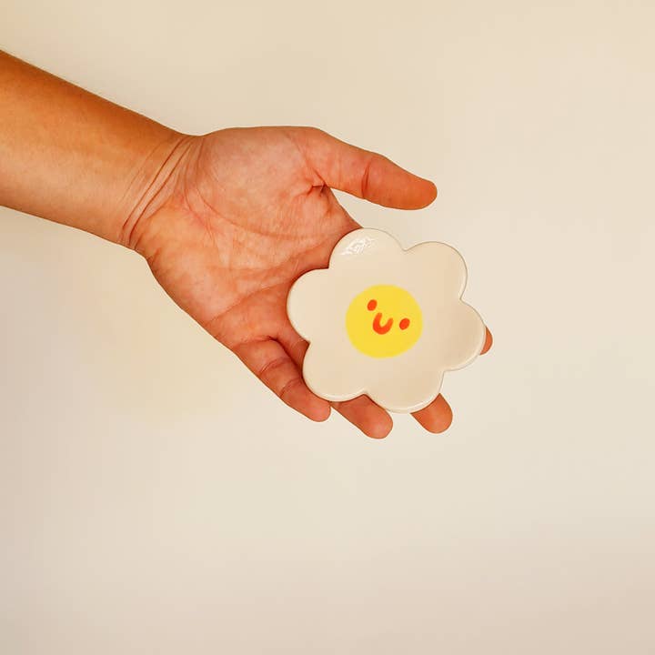 Terra Mate - Wholesale Ornament - Small HAPPY FLOWER bowl