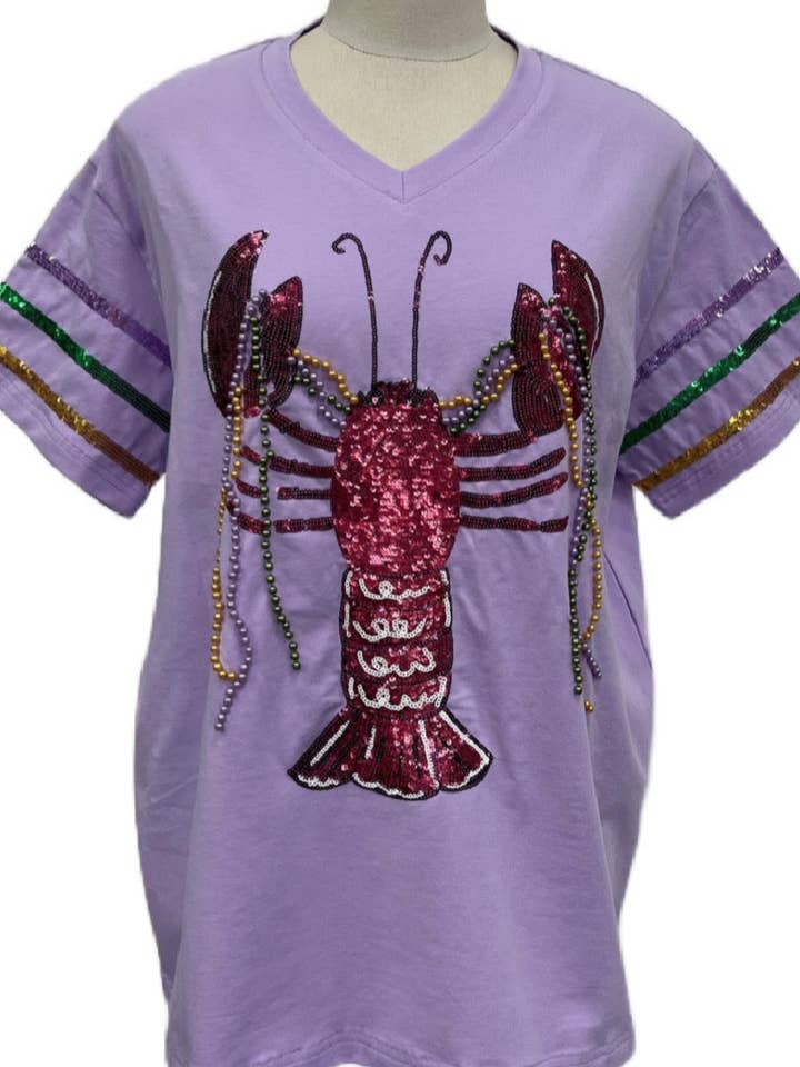 Mardi Gras Crawfish N Beads for wholesale by SeersuckerJOEY LLC