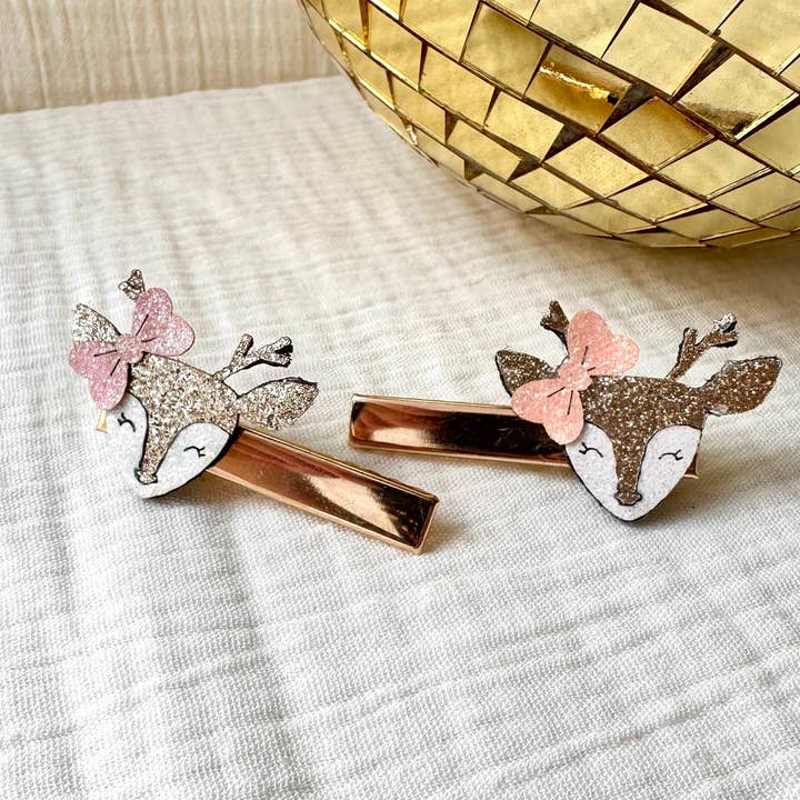 Hirsch-Haarspangen für den Großhandel von Perles & Pinpin