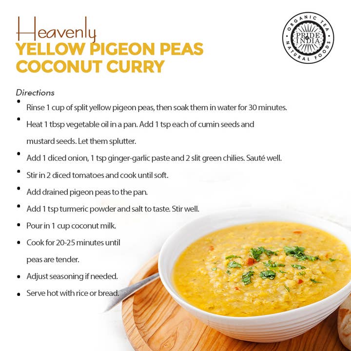 PRIDE INDIA BRANDS - Wholesale Bonen - Gespleten gele duivenerwten4