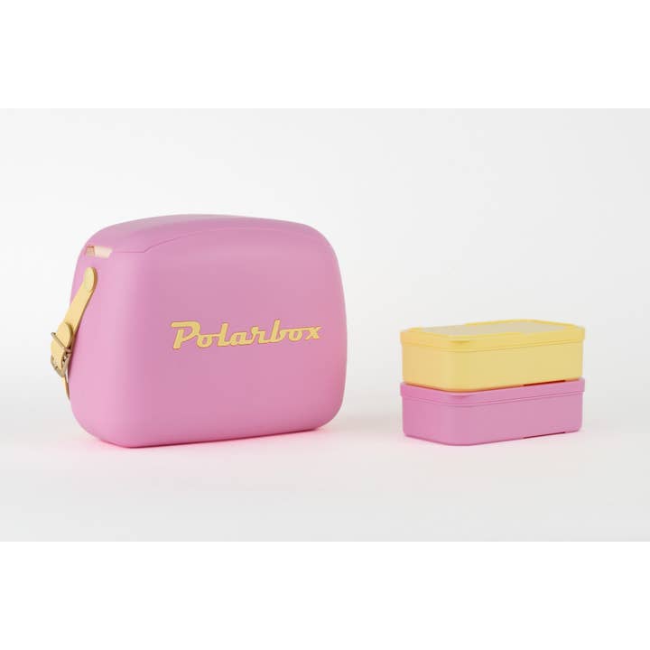 Polarbox Retro 6L Coolbox - Bubblegum Pink Pop for wholesale by Polarbox UK