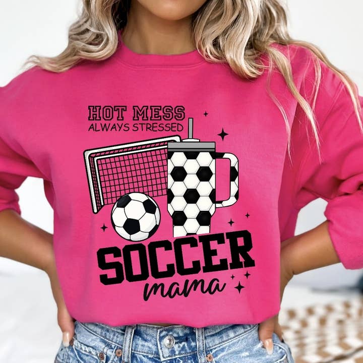 Soccer Mama DTF Transfer for wholesale by Pink Flamingo Boutique