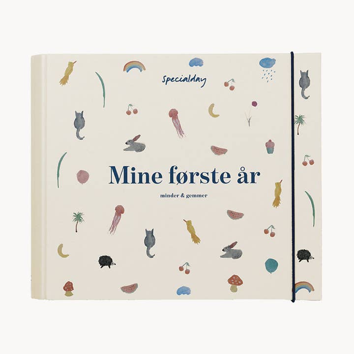 barnets bog - ma première année - album crème pour la vente par Specialday