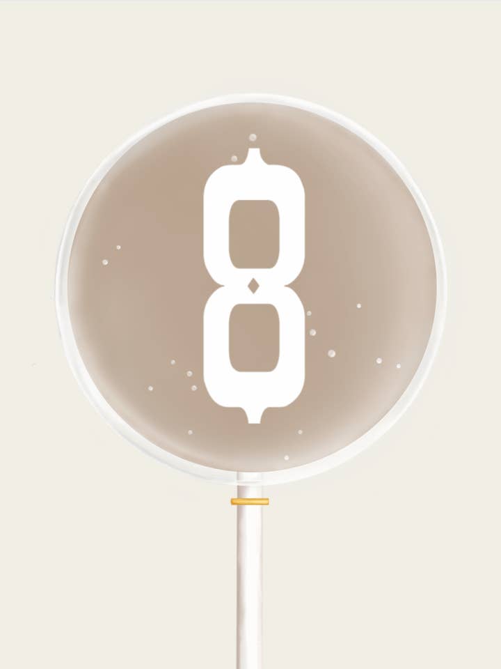 Lecca-lecca di ostia "Numero cowboy" per la vendita all'ingrosso da parte di salonbuck