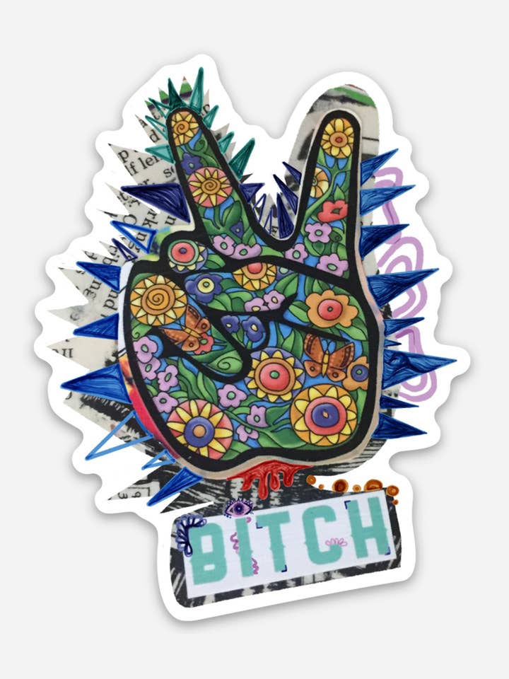 Pegatina Perra para venta al por mayor de Liminal Moon Art Club