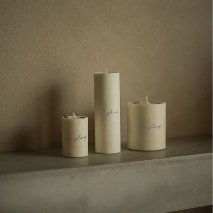 "Japacolle" Japan Collections - Wholesale Pillar Candle - SHEEP SOY CANDLE / YUZU TEA