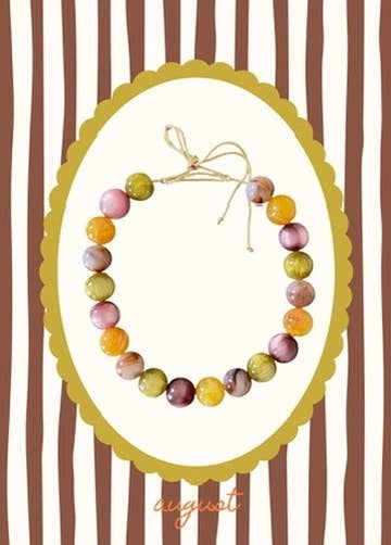 KMs GEMs - Wholesale Beaded/Pearl Necklace - Chunky Beaded Necklace - August1