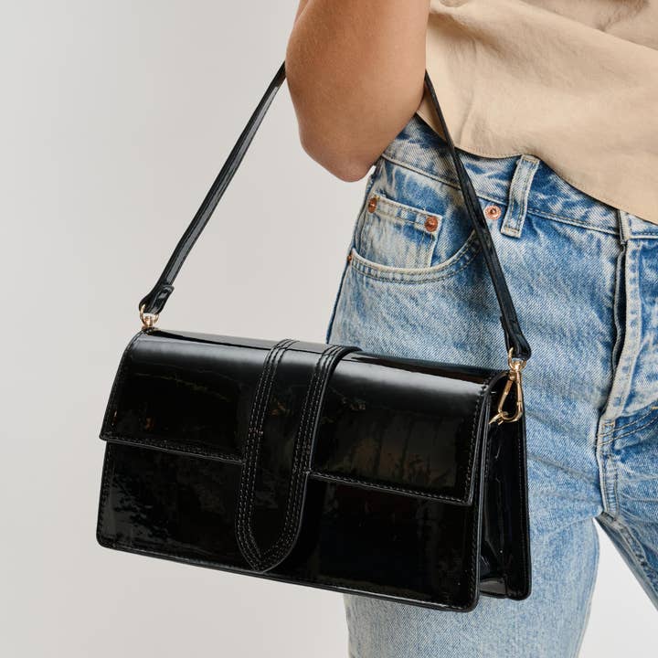 Moda Luxe - Vente Sac à bandoulière – femme - Violet - Sac à bandoulière verni23