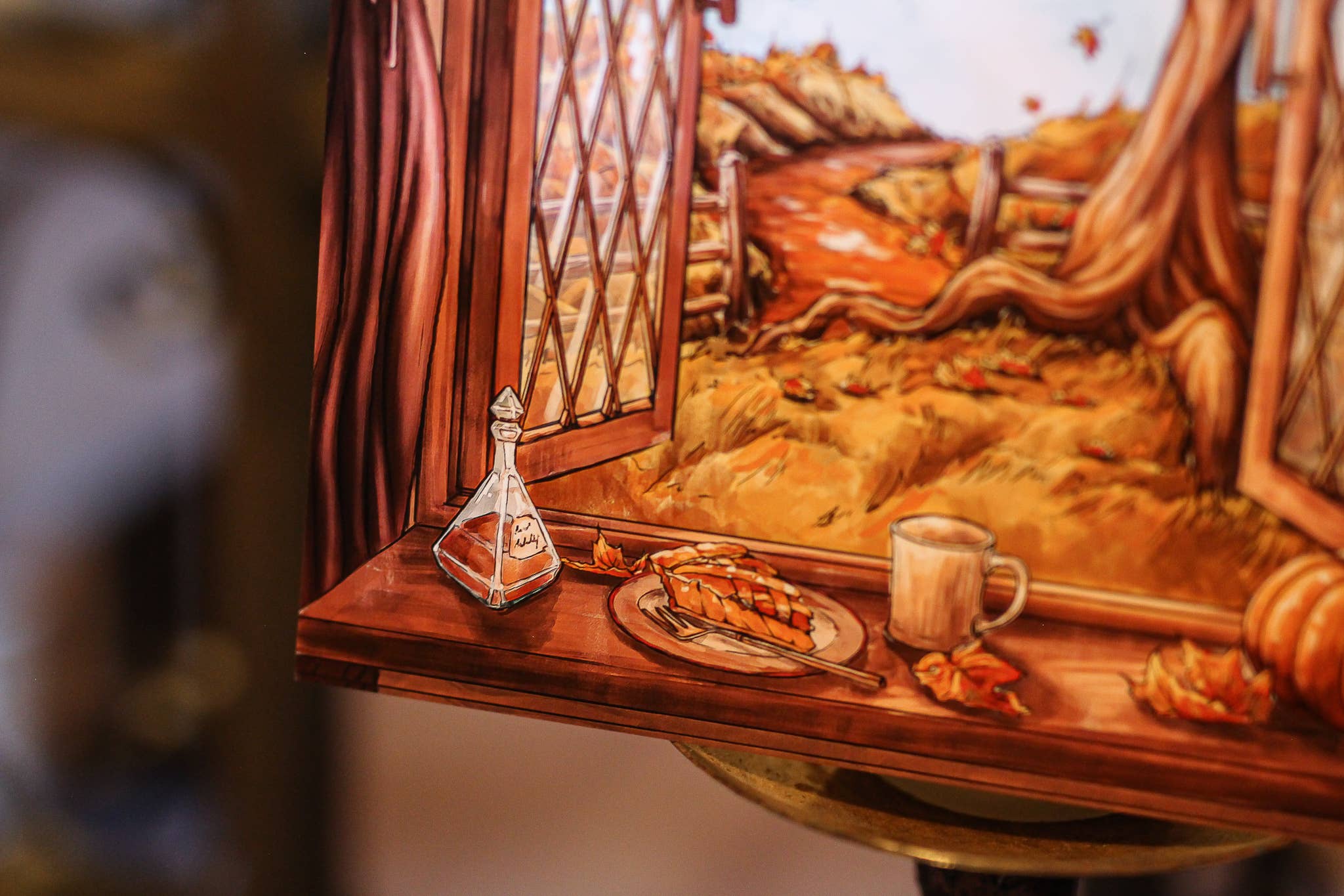 Faërie – wholesale Konsttryck – Höst hemma – fyrkantigt tryck 21x21 cm2