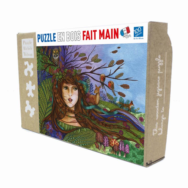 Holzkunstpuzzle - HÜTERIN DER NATUR für den Großhandel von Wilson Jeux