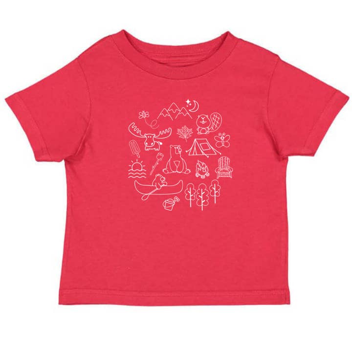 Northern Summer Toddler Tee for wholesale by Peach & Bear
