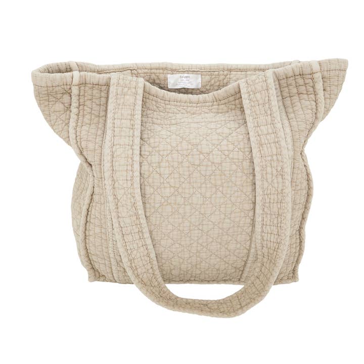 Saro Lifestyle - Wholesale Tote Bag - Women's - Soft Cotton Quilted Tote Bag8