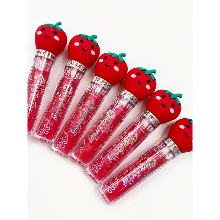 Strawberry Shimmer Magic Lip Gloss for wholesale by Love and Repeat
