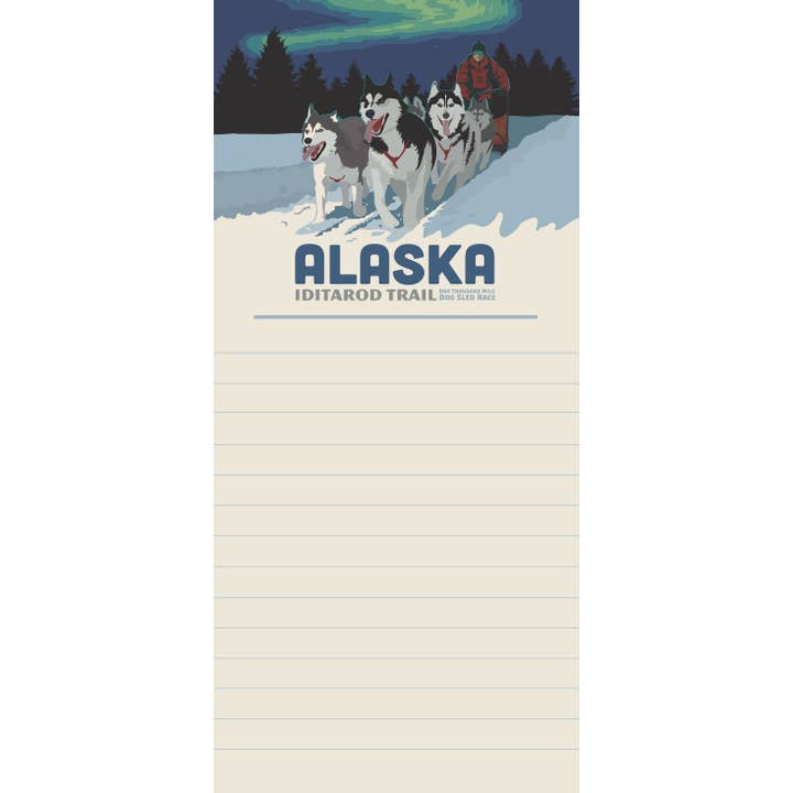 Alaska Dog Sled List Pad for wholesale by Tourist Courts
