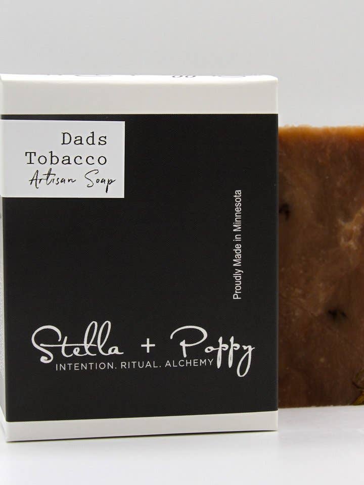 Olive Oil Soap - Dads Tobacco for wholesale by Stella + Poppy