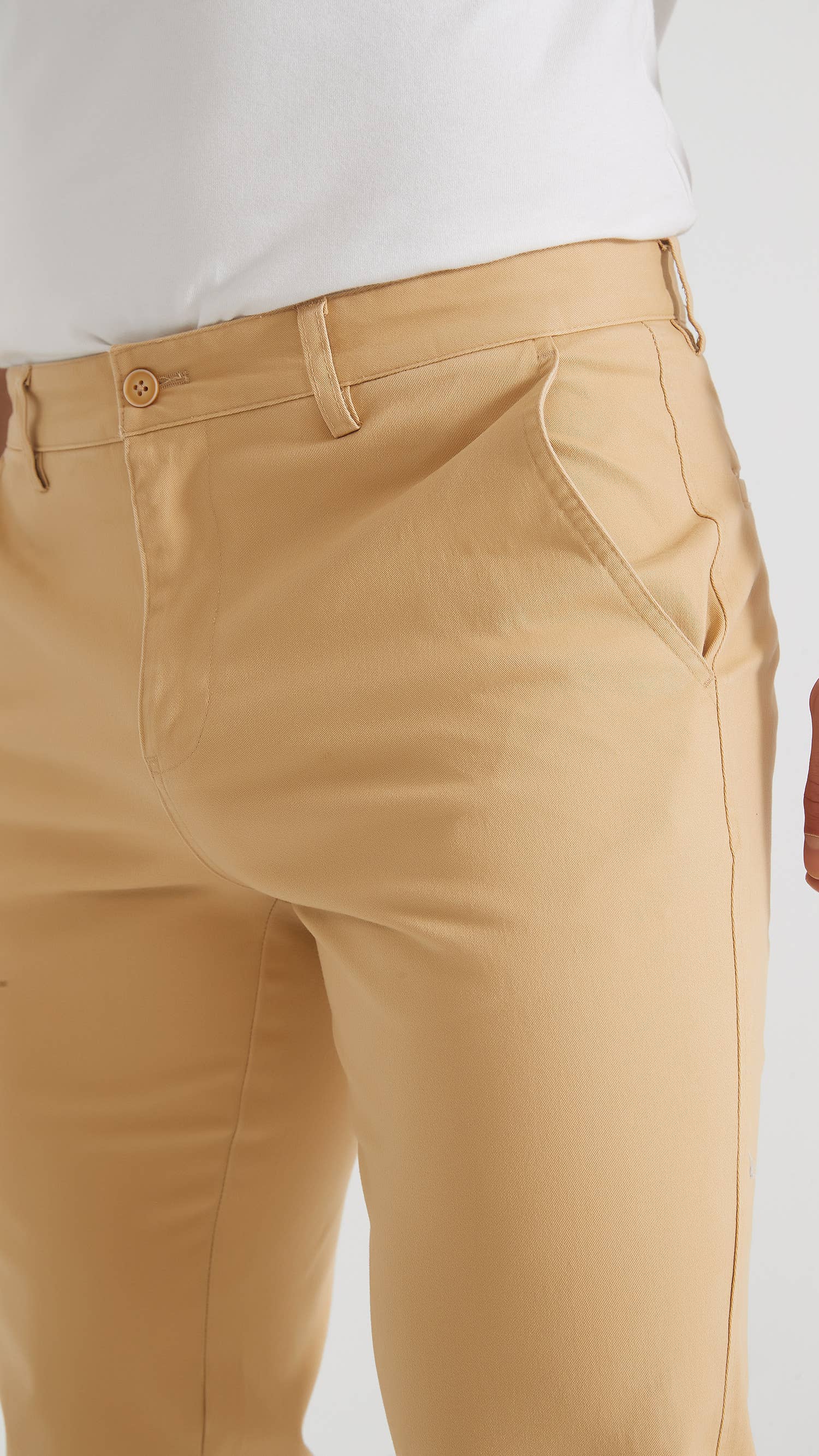 Yves Enzo - Wholesale Pants - Men's - Chino trouser stretch - Camel1