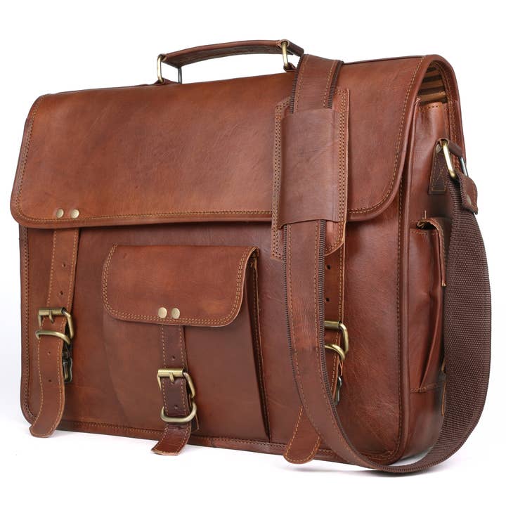 Anuent – wholesale Satchel – Men′s – Leather Men's Satchel Laptop Bag Wholesale Bags