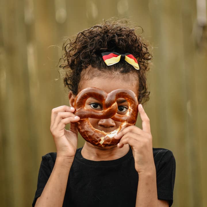 QXP Shop - Vendita all'ingrosso Fiocco per capelli - Bambini - Fiocco per capelli bandiera della Germania4