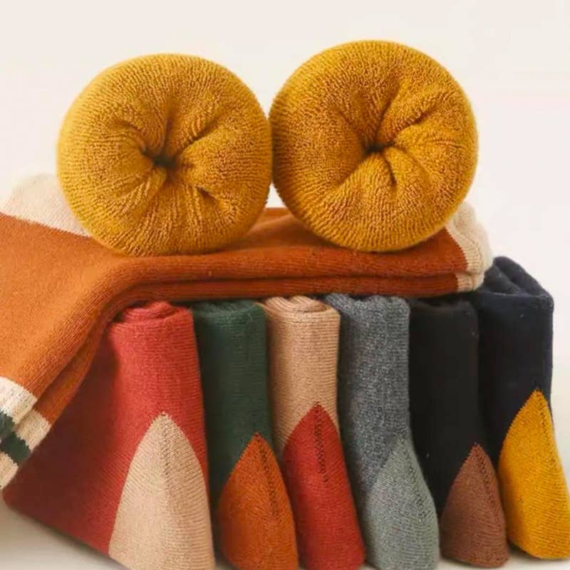 Tourtiwi - Wholesale Socks - Unisex - Warm Thick Terry Socks Mid-Tube Snow Socks16