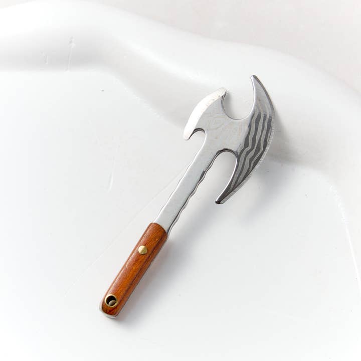 Real Sic - Wholesale Pocket Knife/Holder - Mini Double-Edged Battle Axe Keychain Knife - Utility Pocket Knife4