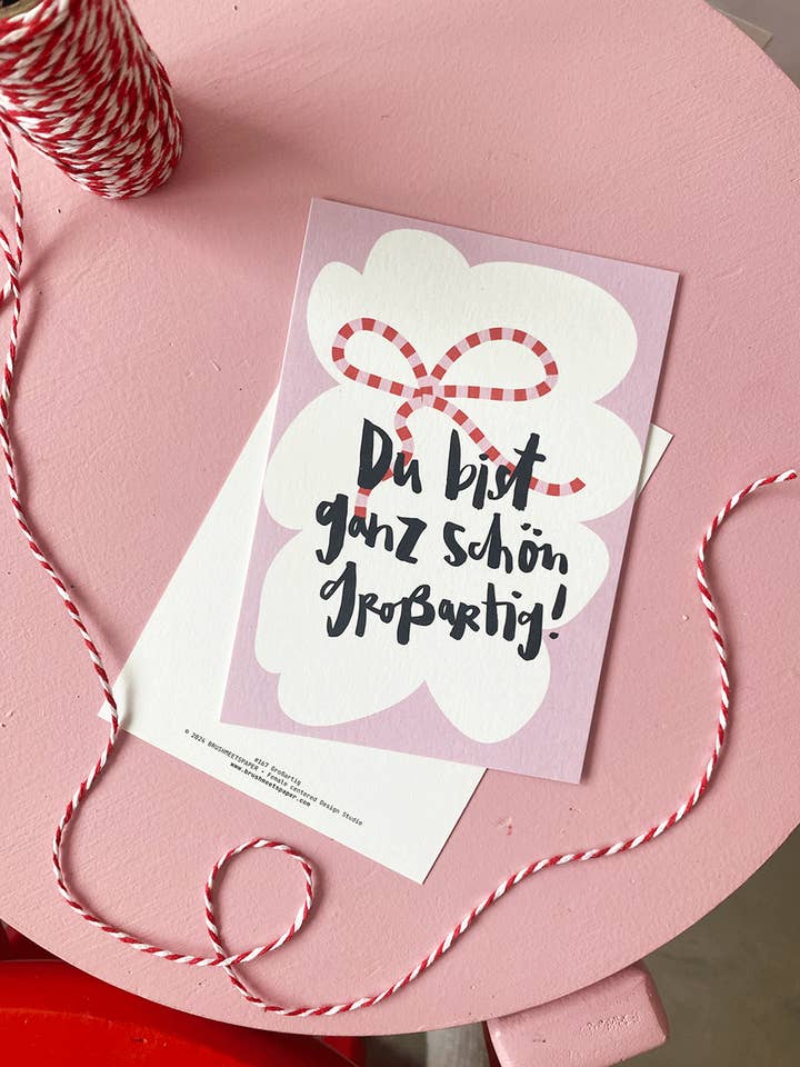 "És incrível" - Cartão tipográfico por atacado de brushmeetspaper