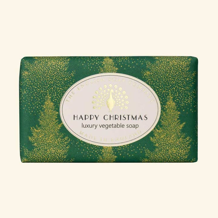 Happy Christmas Soap for wholesale by The English Soap Company