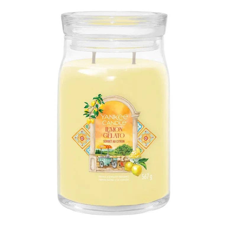 Seifen-Shop - Wholesale Jar/Filled Candle - Yankee Candle Lemon Gelato Signature - Large Jar0