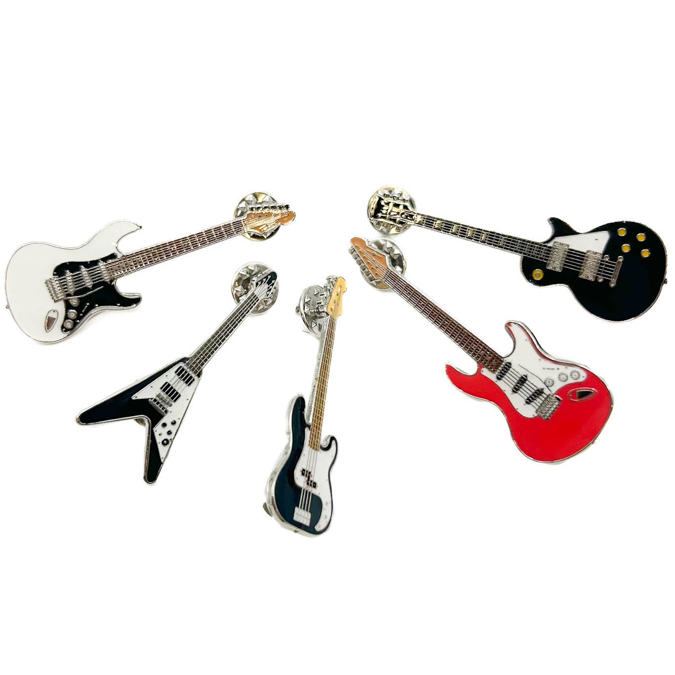 Gifts Amazing! - Wholesale Lapel Pin/Button - Enamel Guitar Pins1