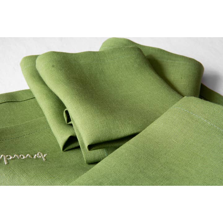 Linen napkins with Personalized Embroidery text or LOGO and other Purchase Wholesale tablecloth with logo. Free Returns & Net 60 Terms on Faire trending on Faire.