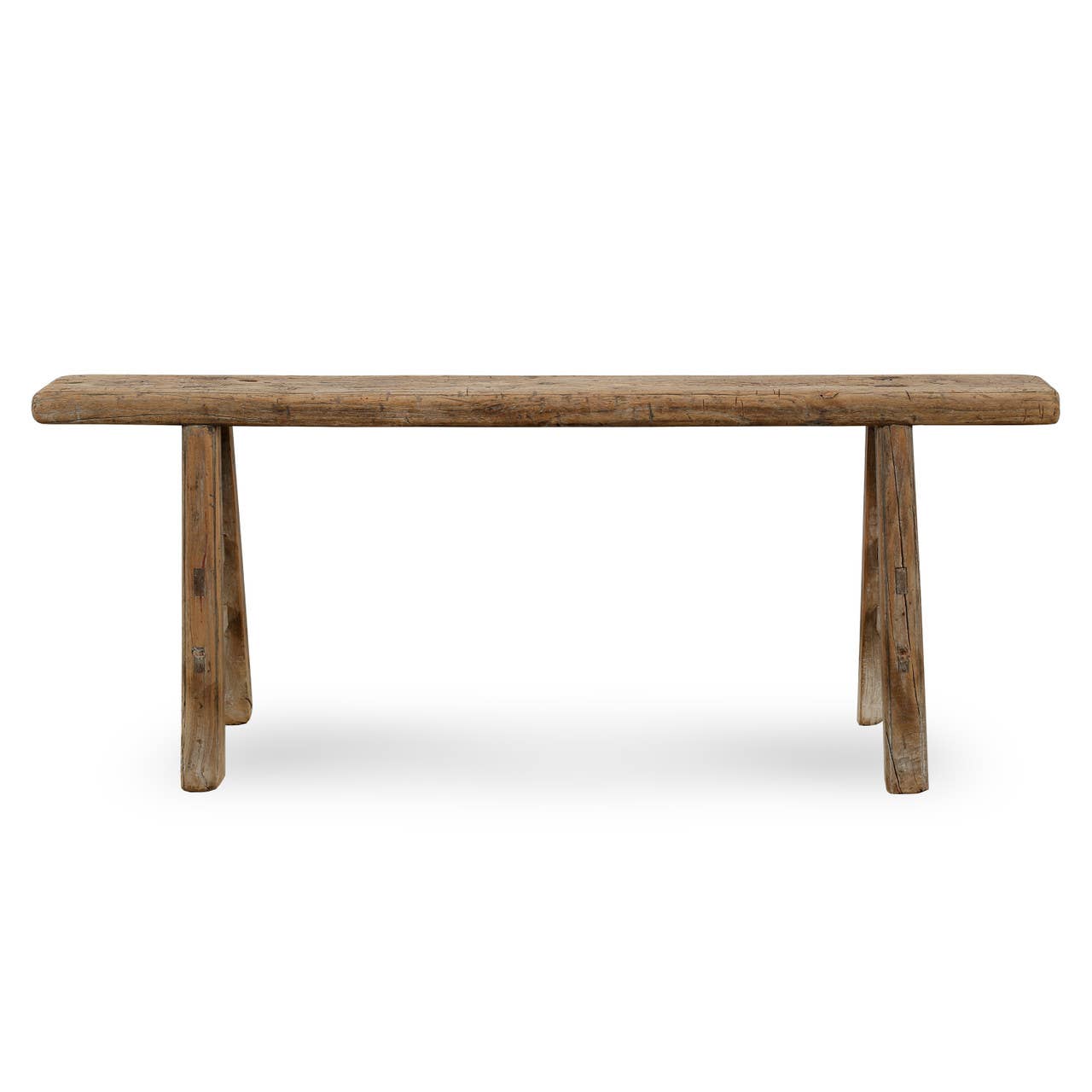 Lily's Living Inc. - Wholesale Bench - Vintage Noodle Bench - Weathered Reclaimed Wood 0