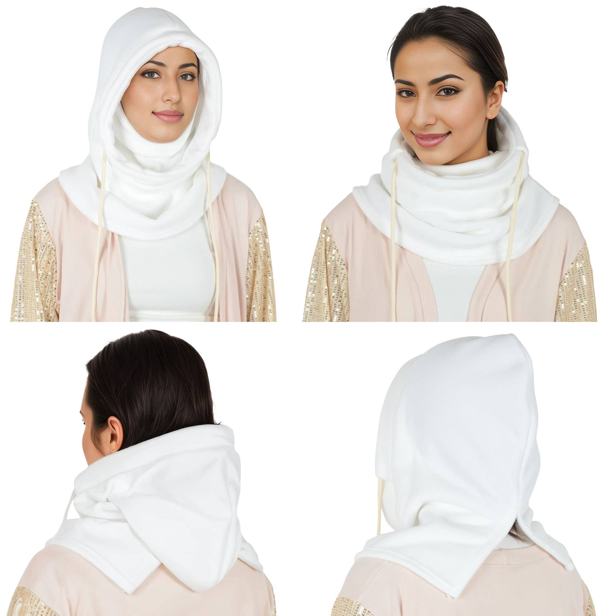 AK Brand - Wholesale Balaclava - Women's - Winter Fleece Face Mask Balaclava Warm Neck Face Cover Hat10