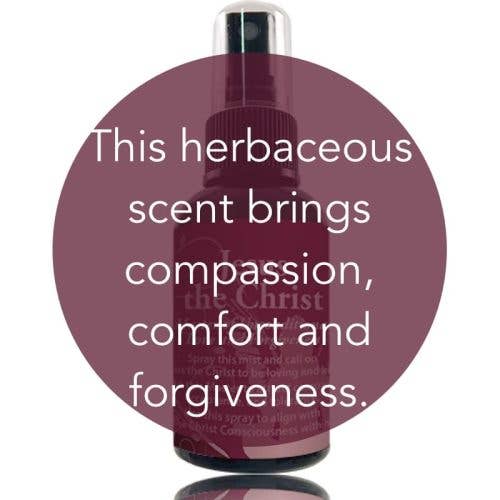 The Crystal Garden - Vente Brumes d'aromathérapie - Spray Jésus le Christ | 2 oz1