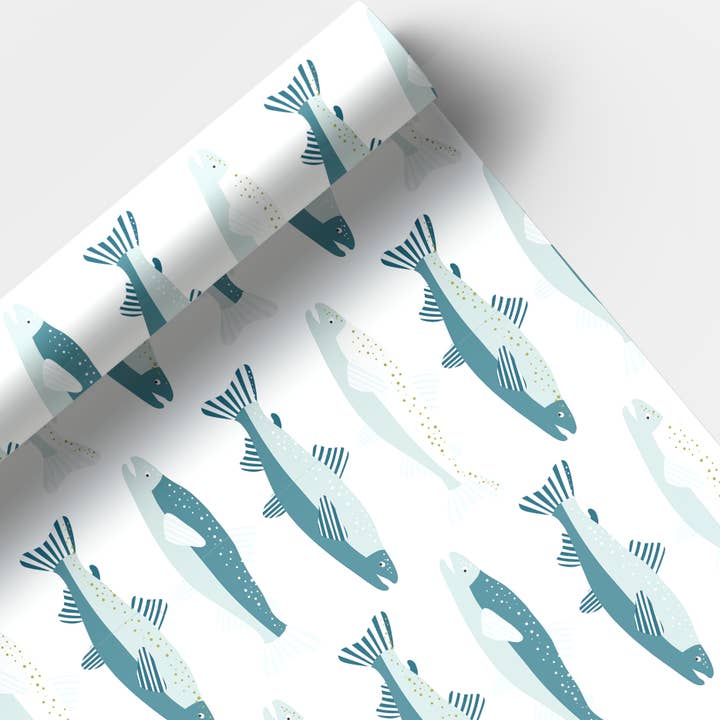 Sitka Gift Wrap // Glossy for wholesale by Juniper Blue