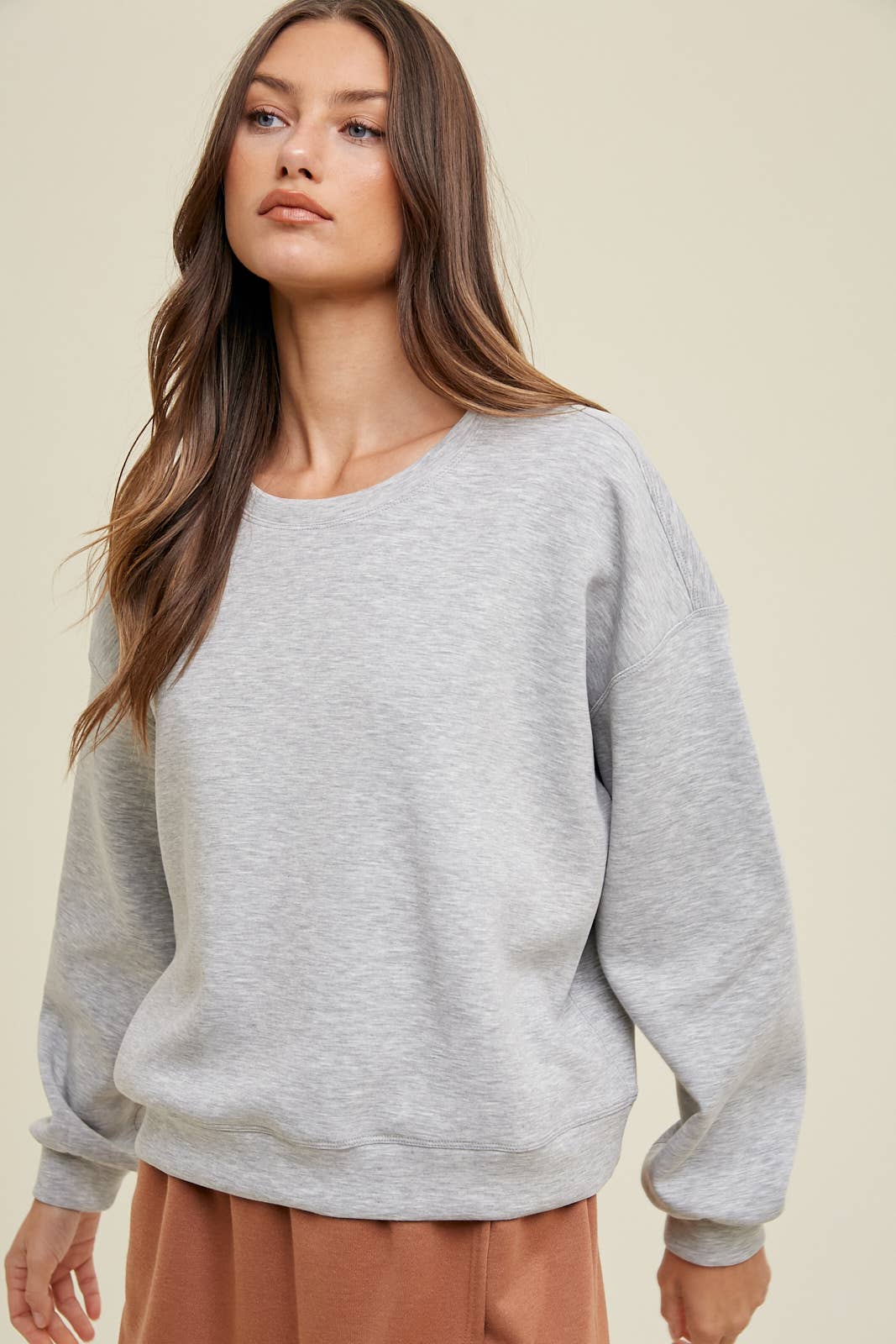 Wishlist Apparel – wholesale Sweatshirt - Dam – SCUBA AVSLAPPNAD CROP-TRÖJA/WL22-73520
