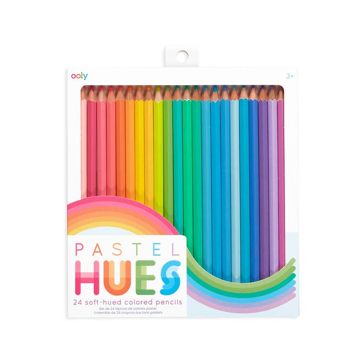 OOLY - Wholesale Colored Pencil - Pastel Hues Colored Pencils - Set of 24