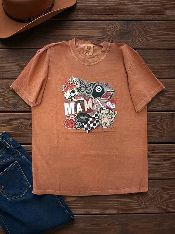 CC DTF MAMA 8 BALL TEES, TSHIRTS, T-SHIRTS, for wholesale by L&B Life