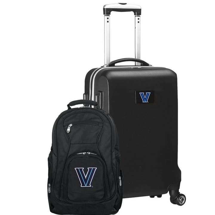 NCAA Villanova Wildcats Deluxe 2 Piece Backpack & Carry-On Set for wholesale by Mojo Licensing